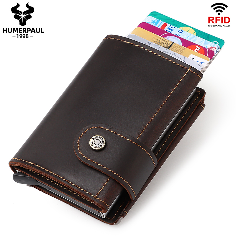 Card Case Minimalist - 남성용 미니멀리스트 알루미늄 신용 카드 소지자
