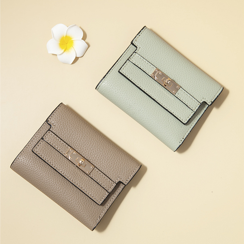 Card Case Minimalist - 대용량 여성용 짧은 카드 지갑 멀티