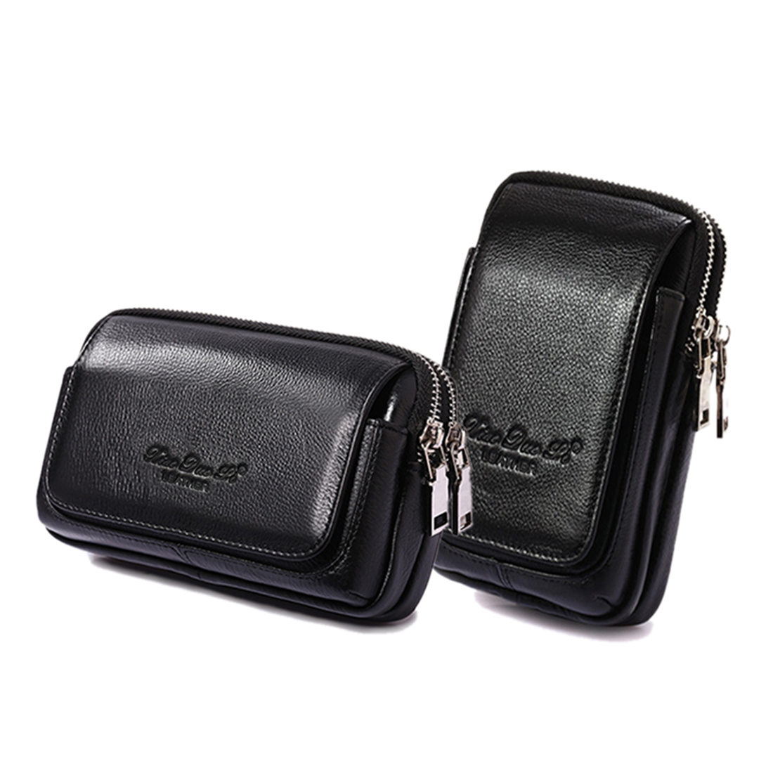 Men Accessories Bag - 남자 정품 가죽 허리 화니 팩