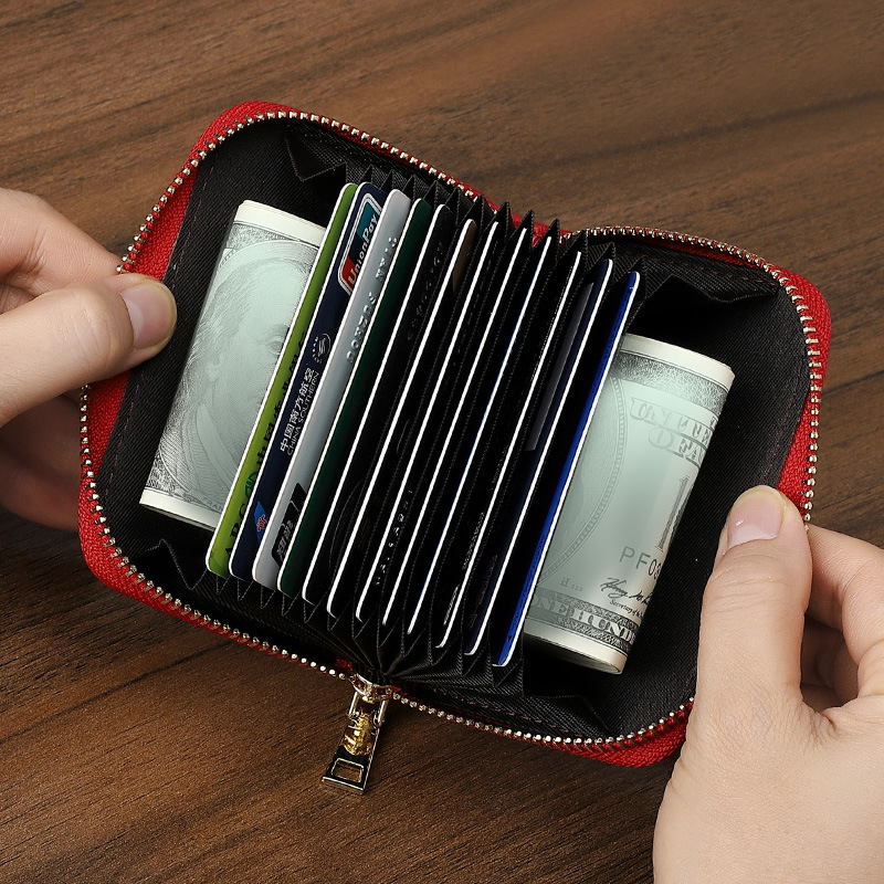 브랜드 디자이너 가죽 정리 신용 카드 홀더, 여성 명함 - Card Case Minimalist 리뷰 및 가격