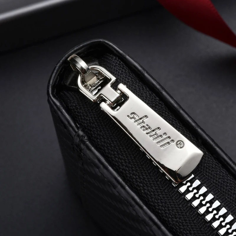 카본 파이버 패턴의 PU 가죽 지퍼형 카드 지갑, 11 - Men Accessories Store 리뷰 및 가격