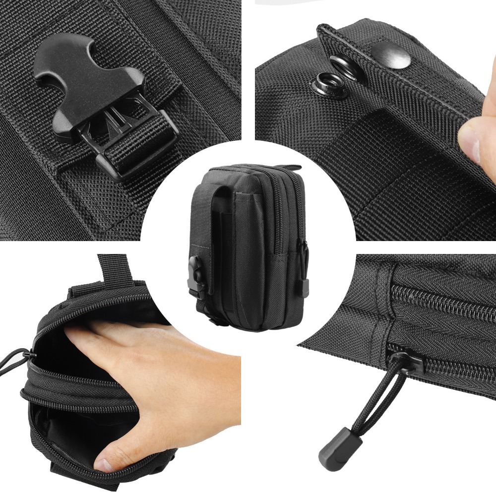 전술 허리 파우치 몰리 웨이스트 백 벨트 폰 파우치 스 - Men Accessories Bag 리뷰 및 가격