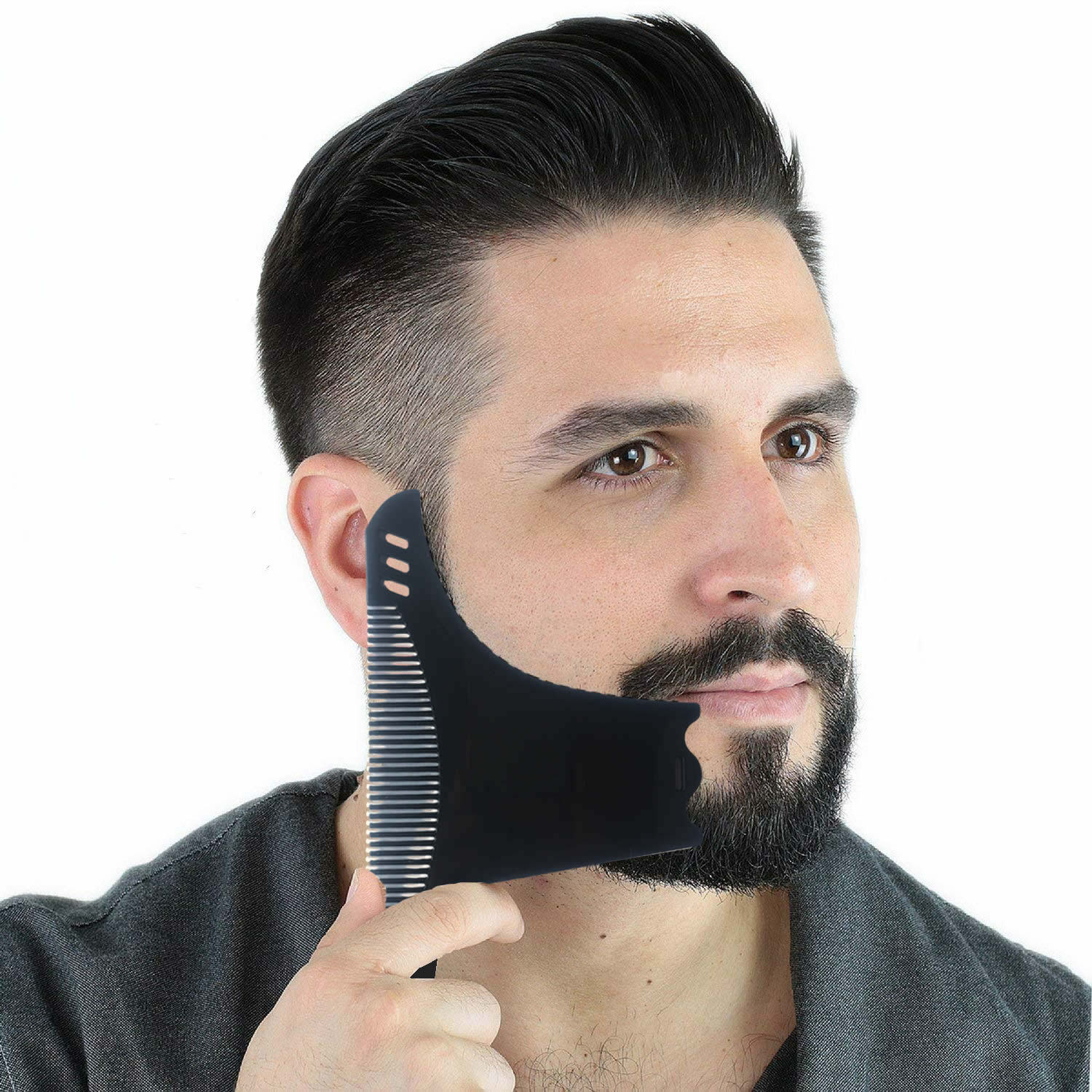 남성 수염 템플릿 빗 룰 쉐이핑 도구 블랙 수염 스텐실 - Men Accessories Rule 리뷰 및 가격