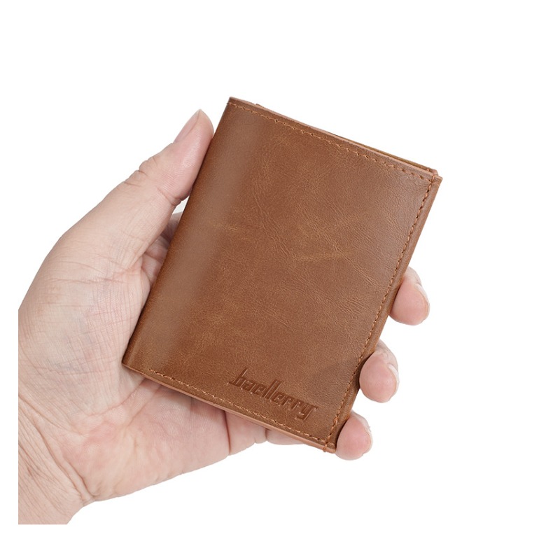 Baellery 빈티지 PU 가죽 지갑 남성용 프론트  - Card Case Minimalist 리뷰 및 가격