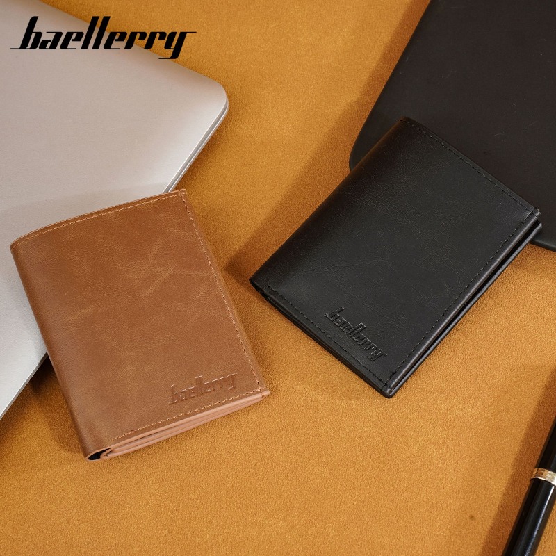 Baellery 빈티지 PU 가죽 지갑 남성용 프론트  - Card Case Minimalist 리뷰 및 가격