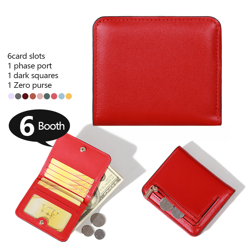 PU 미니멀리스트 지갑 - 스냅 잠금 장치, 지퍼 포켓 - Card Case Minimalist 리뷰 및 가격