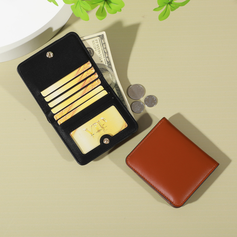 PU 미니멀리스트 지갑 - 스냅 잠금 장치, 지퍼 포켓 - Card Case Minimalist 리뷰 및 가격