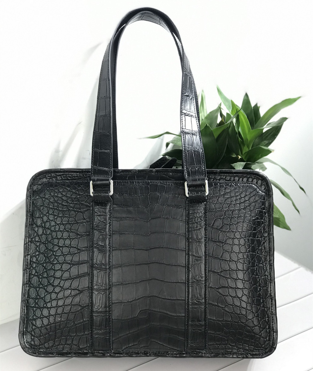 새로운 악어가죽 노트북 가방, 진짜 악어가죽 남성용 서 - Men Accessories Bag 리뷰 및 가격