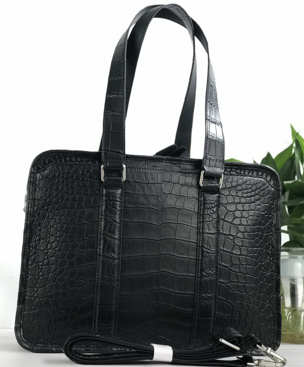 새로운 악어가죽 노트북 가방, 진짜 악어가죽 남성용 서 - Men Accessories Bag 리뷰 및 가격