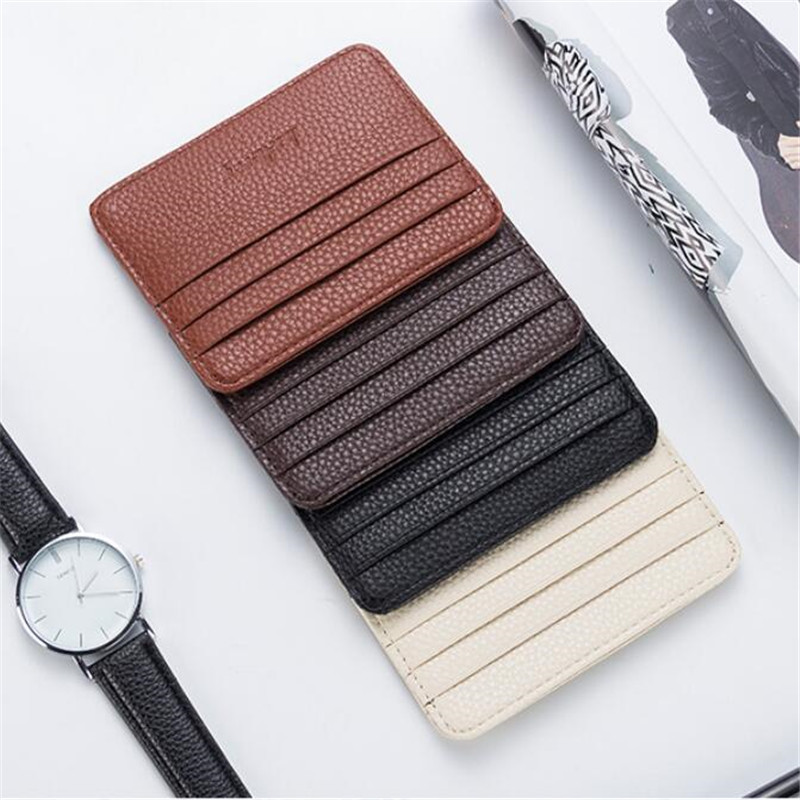 슬림 미니멀리스트 가죽 지갑, PU 가죽 신용 카드 홀 - Card Case Minimalist 리뷰 및 가격