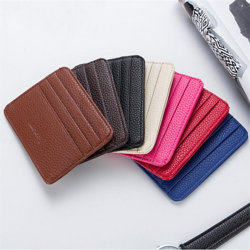 슬림 미니멀리스트 가죽 지갑, PU 가죽 신용 카드 홀 - Card Case Minimalist 리뷰 및 가격
